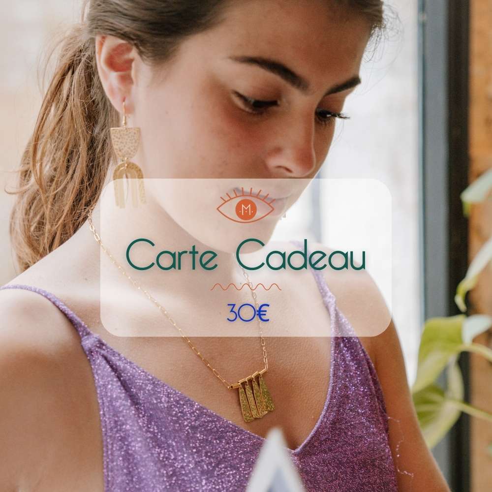 
                      
                        Carte cadeau M'as-tu-vu Bijoux
                      
                    